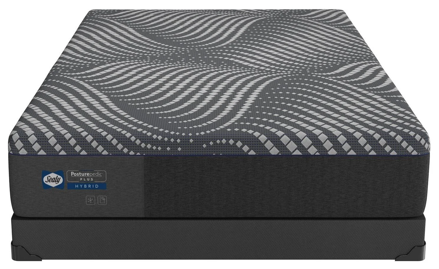 Sealy Sealy Hybrid 52786751+62058851 Queen Albany Hybrid Mattress & Low